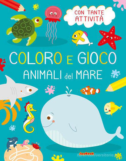 Edv775 Coloro Gioco Animali Mare 9788866407959 Copertina