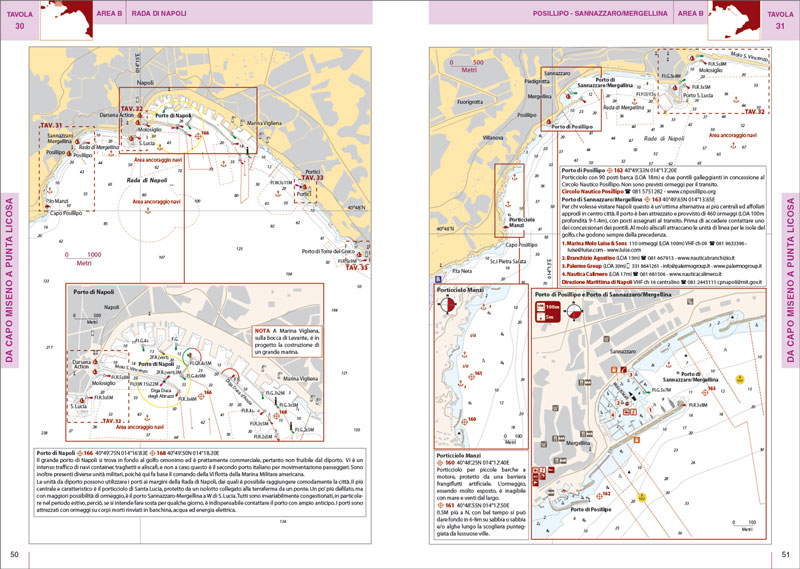 Fr129 9788836102624 portolano cartografico 3a dallargentario a capo miseno isole pontine isola dischia in04