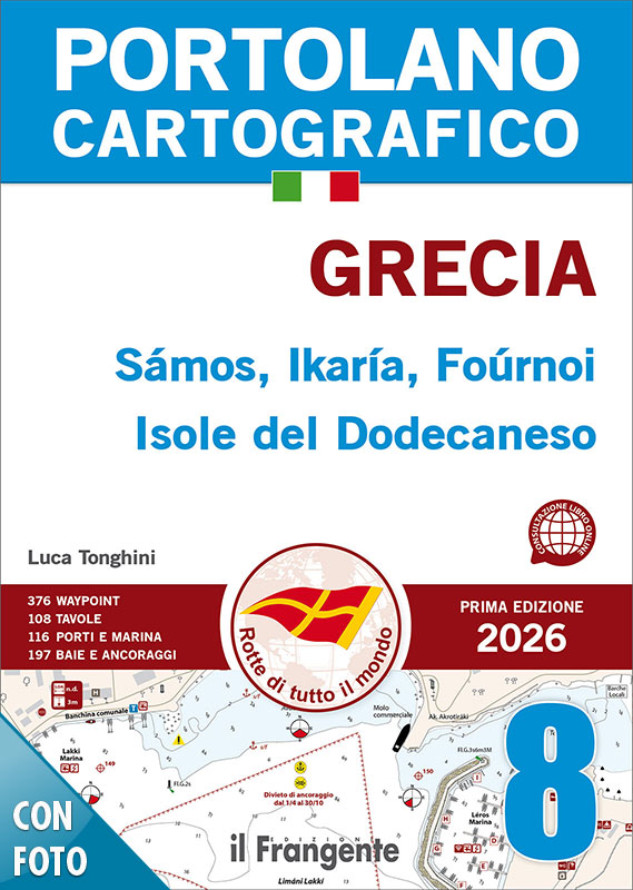 FR139 9788836103089 portolano cartografico 8 grecia egea creta isole del dodecaneso samos ikaria fourni