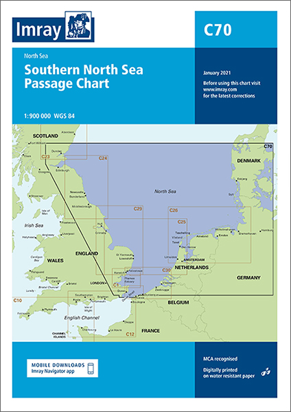 Icc70 3 Southern North Sea Passage Chart